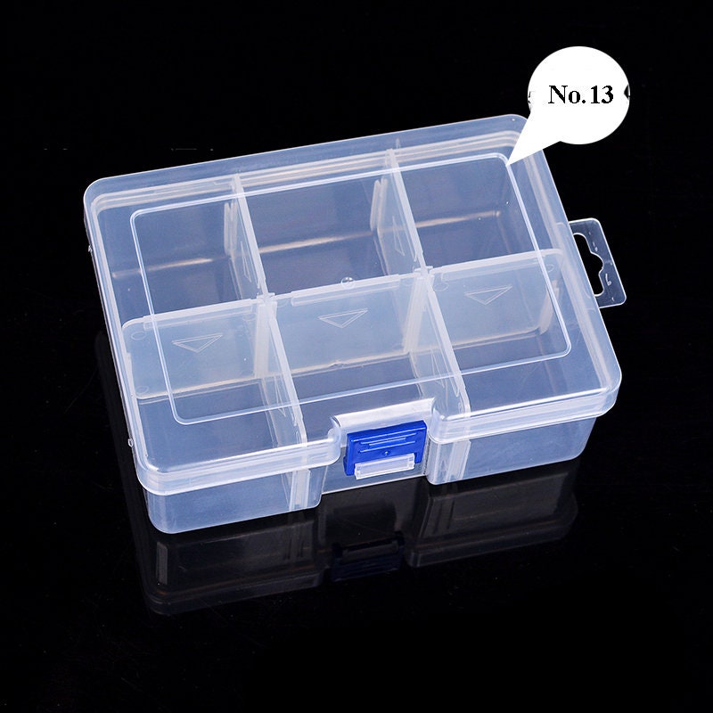 Saedy 14 Quart Latching Box Clear Transparent Box with Handles Great Funtionality Plastic Storage Bin with Lid 