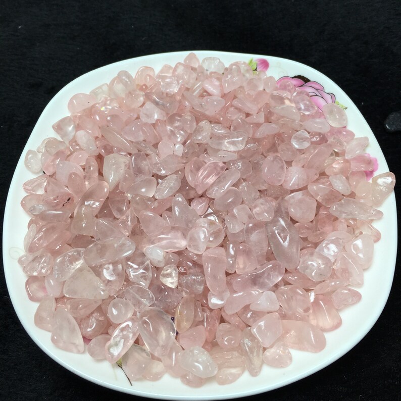 3.5oz Natural Rose Quartz Fish Aquarium Gravel Vase Filler Etsy
