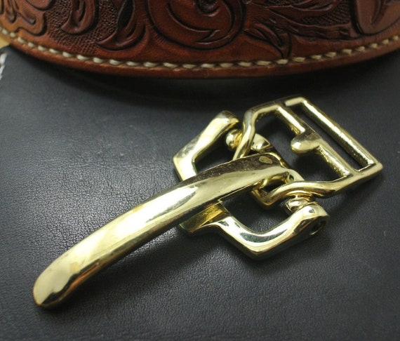 Solid Brass Cinch Cavalry Belt Buckle 50 Mm 2 Inch Leather Retro