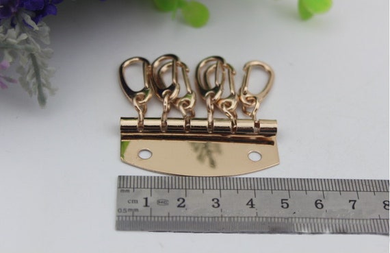 Bag Making Supplies 26mm Metal Tail Clip with Key Ring Hand-made DIY Bag  Purse with Key Ring Hand-made DIY Bag Purse Making Supplies Bag Strap Clip  26mm Metal Tail Clip Bag Making