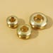 Solid Brass Screw Grommet Eyelet Ring O Round Flat Hole Large Size Purse Chain Loop Handle Leathercraft Repair 13 16 20 28 mm 1/2' 3/4' 1' 