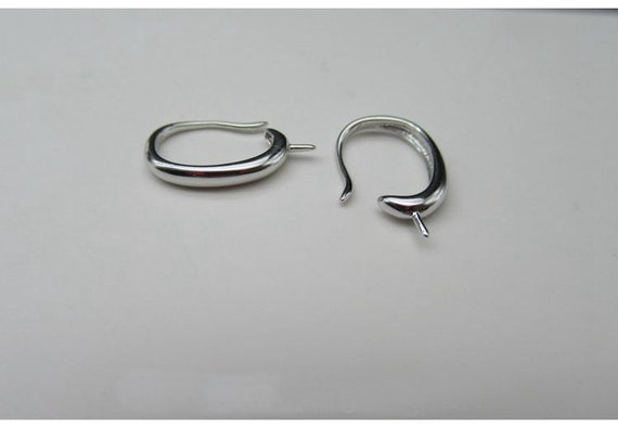 Sterling Silver Fish Hook Earring Wires 15mm Earring Findings for Handmade  Pure Fine Jewelry Making Wholesale Bulk 