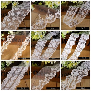 The Lace Co. Delicate Ivory Embroidered Tulle Lace Trim 5 Cm/2 -  Canada