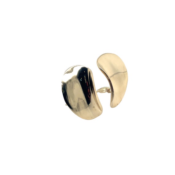 14K Yellow Gold Earring - image 3