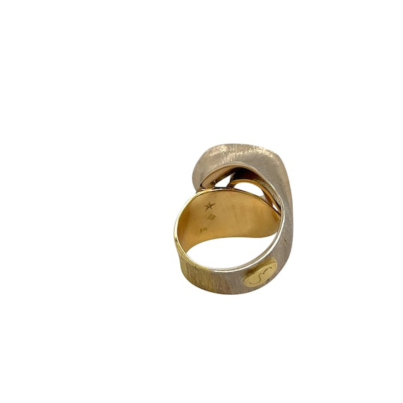 H Stern 18K Yellow and White Gold Ring - image 3