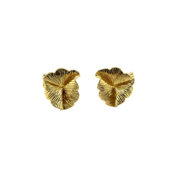 18K Yellow Gold Earring