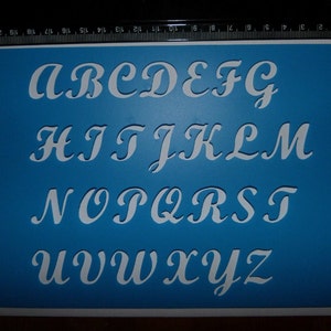 PVC Embossing Stencil Alfabet Hoofdletter PP Bendy