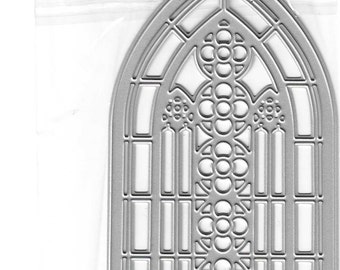 Gothic Arch Window Frame Ornate Die Cut Cutting NICE / 1 DIE ONLY