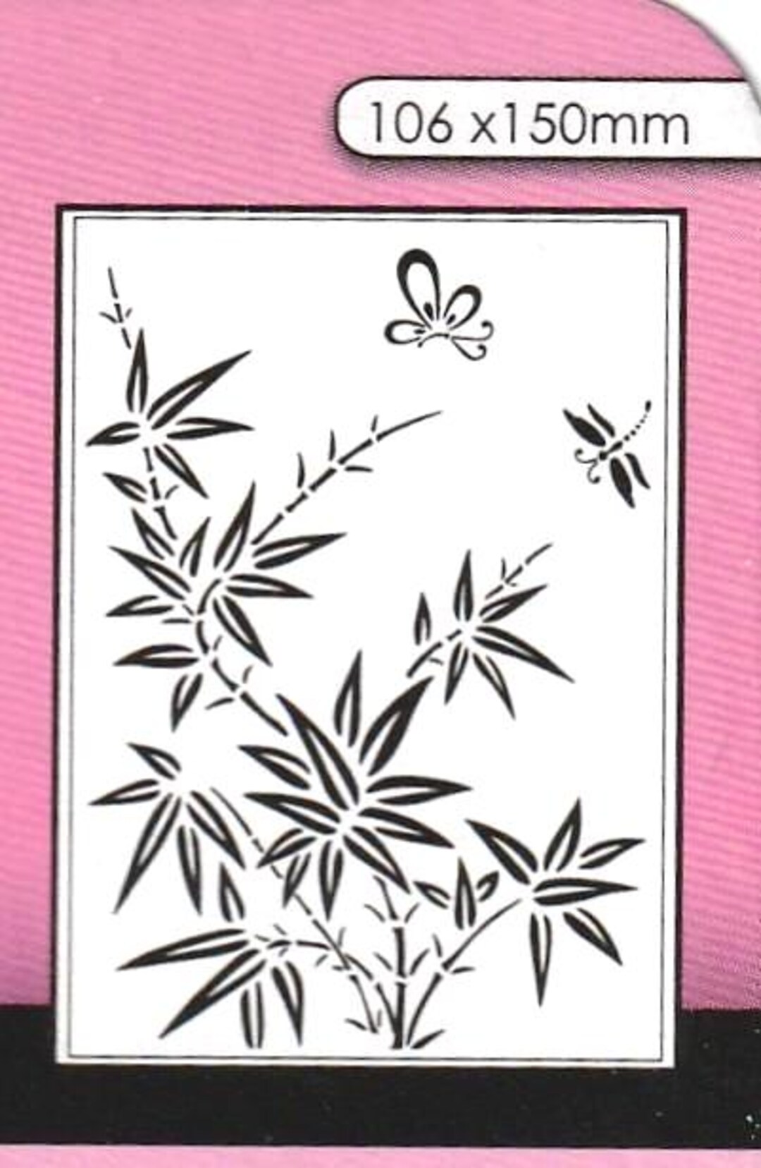 Crafts Too Embossing Folder CTFD3109 Oriental Bamboo 10.5x15.0cm/4.1 ...