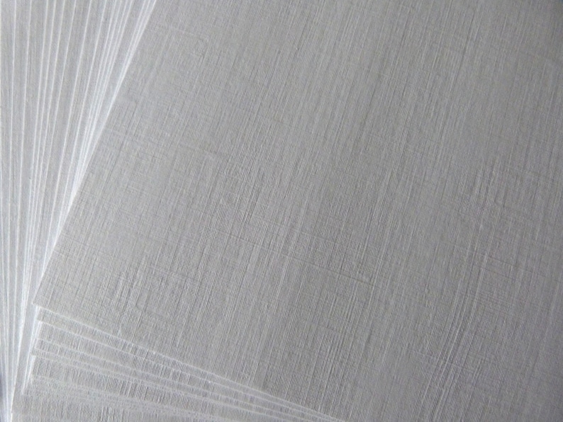 A4 texturerad kartong vit linne 300gsm 20 ark bild 3