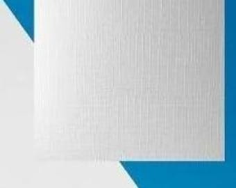 A4 Textured Card White Linen 300gsm 20 Sheets