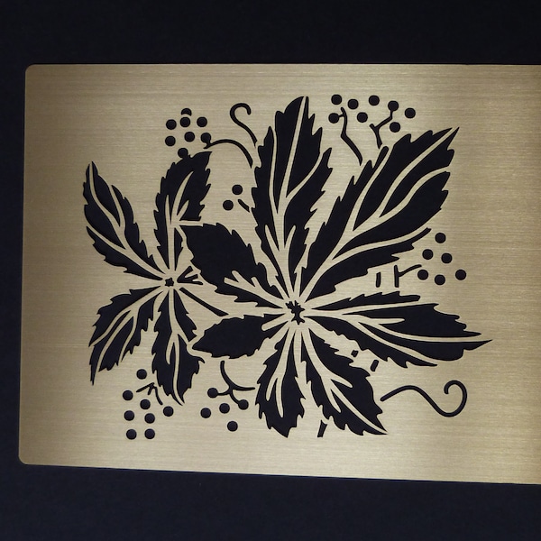 Brass Embossing Stencil Etsy