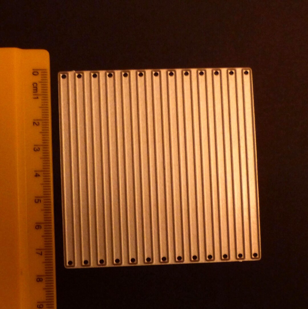 Lines and Panels Cutting Die 7.7cm Square/13 Slots 3mm X 7.5cm - Etsy