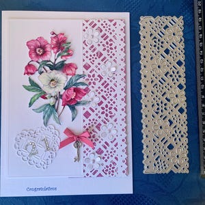 Bloemen randpatroon randpatroon/bloemenkanteffect/stansvorm