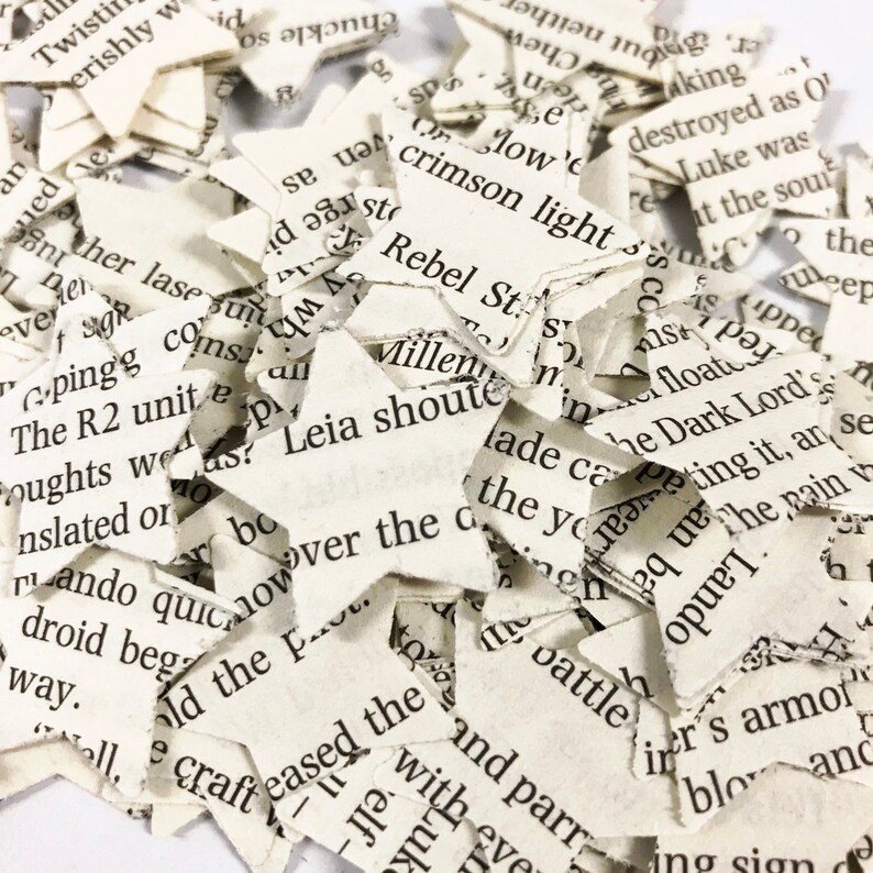 250 star wars confetti stars party wedding card making Etsy