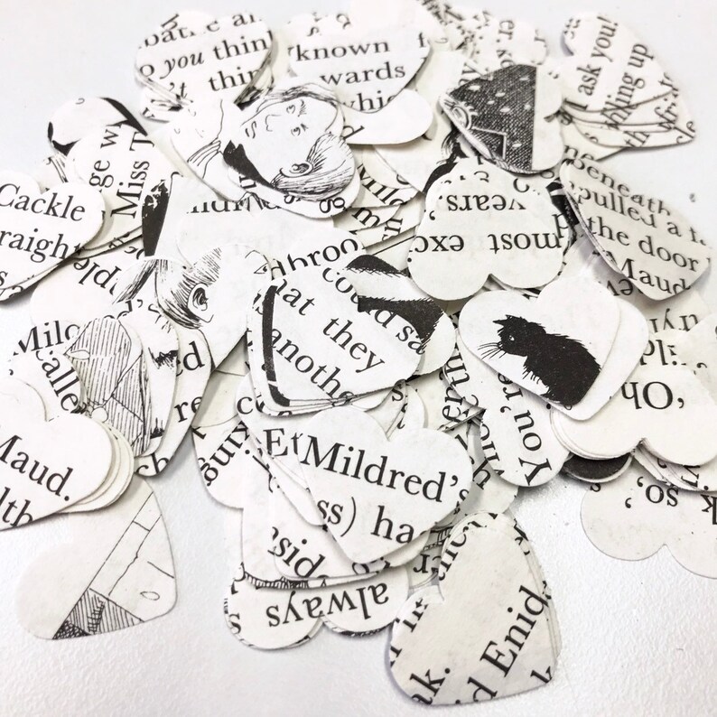 card making party wedding table top confetti smashbooks 250 worst witch confetti hearts