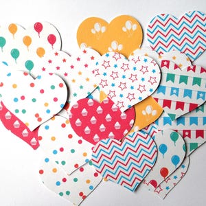 24 glitterhartstickers, permanent zelfklevende kaartharten, valentijnsfeestdecoratie, verjaardagsfeestje, papierversiering