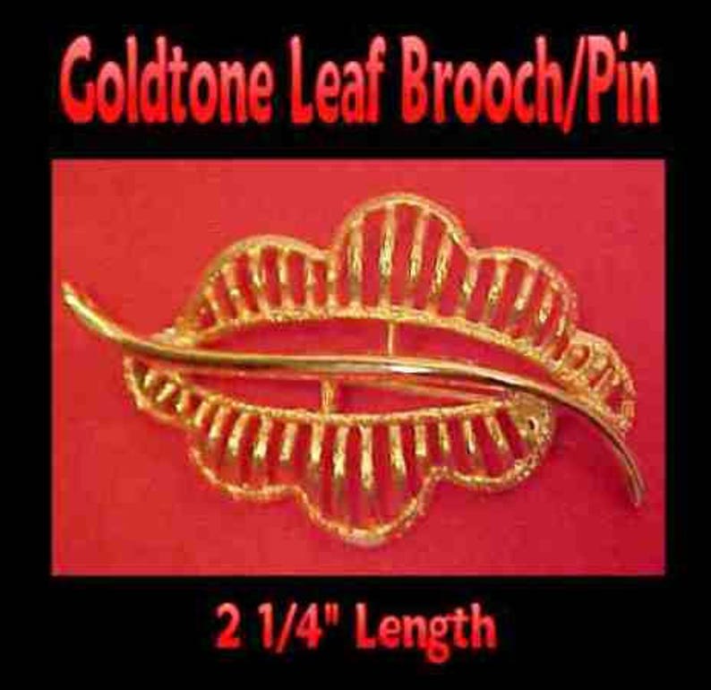 Vintage Leaf Brooches * LOT 10 Brooch Destash Jewelry Destash Destash LOT OF 3 Brooches for Crafts Assemblage