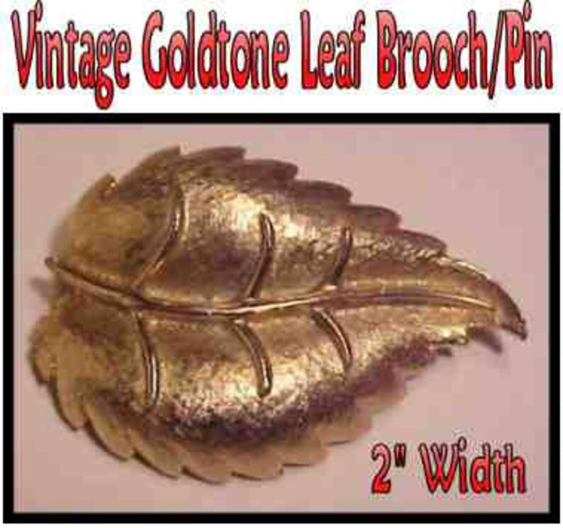 Vintage Leaf Brooches * LOT 10 Brooch Destash Jewelry Destash Destash LOT OF 3 Brooches for Crafts Assemblage