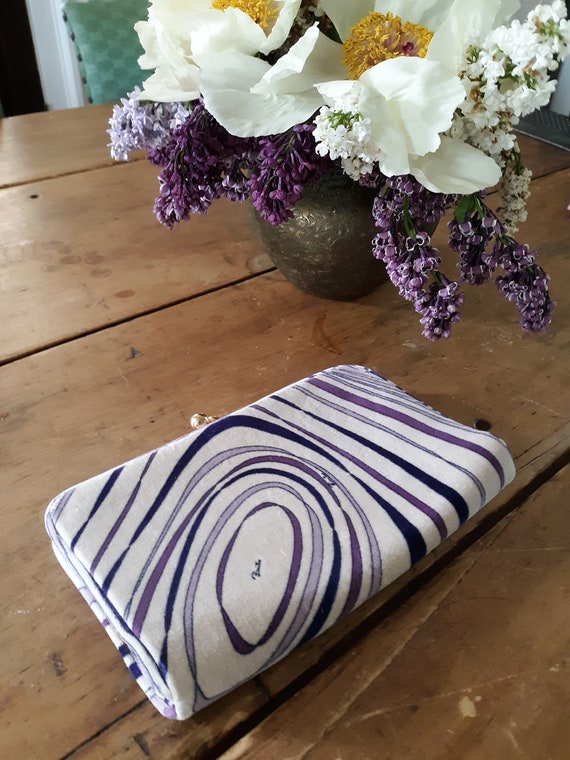 Emilio Pucci ,Italy,1960's vintage velvet purse,cl