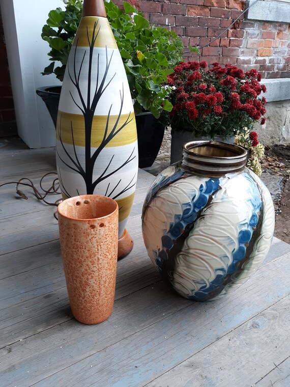 Herman Kahler,denmark,large Size,ceramic Vase,excellent Condition