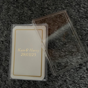 Playing Cards for Wedding Favours