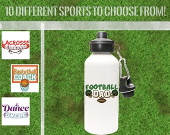 Sports Family White Sports Cap Water Bottle