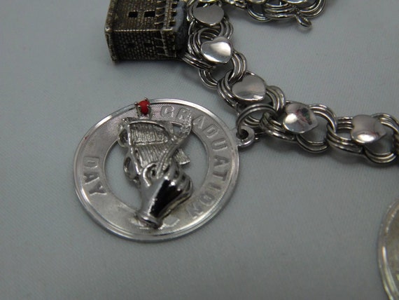 Sterling Silver Charm Bracelet - image 6