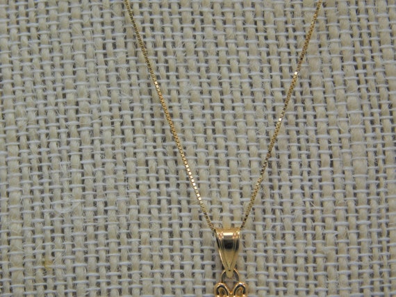 14K Gold Cross And Chain - image 3