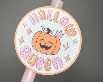 HallowQueen -vinyl die cut sticker