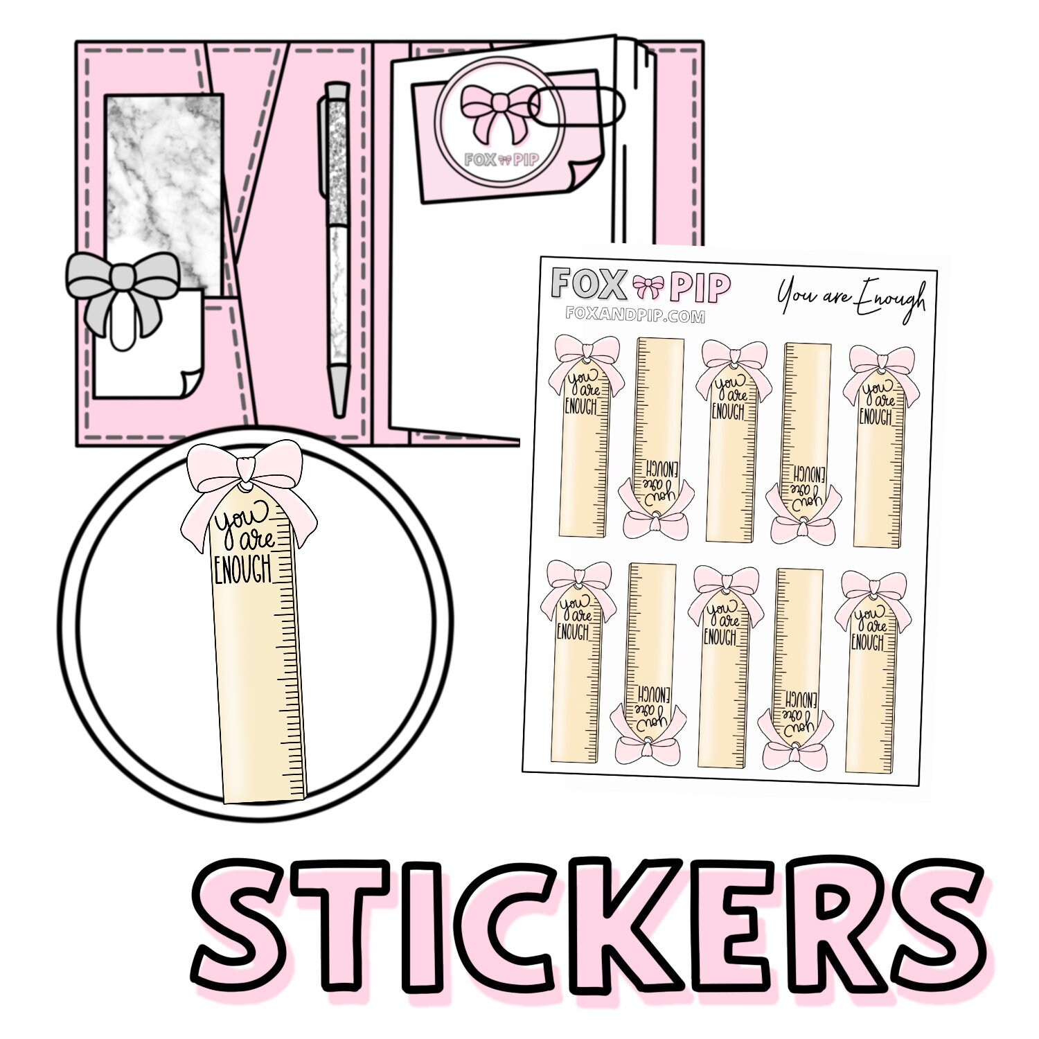 You are Enough Stickers