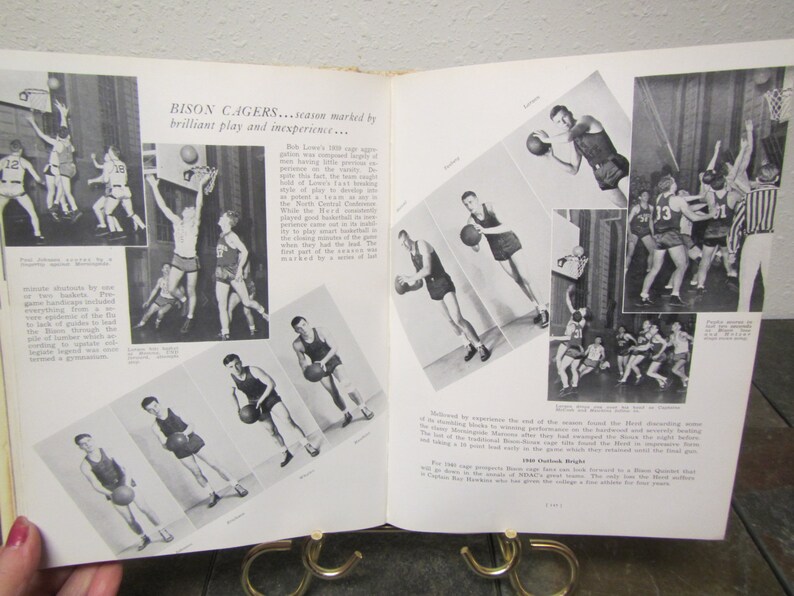 Vintage 1939 North Dakota State College Yearbook THE BISON Fargo, North