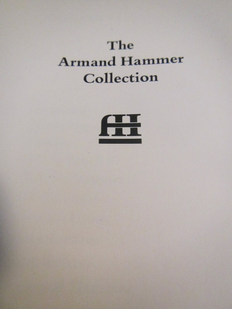 1985 the Armand Hammer Collection sj Etsy