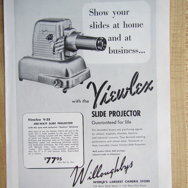 Viewlex Projector Etsy