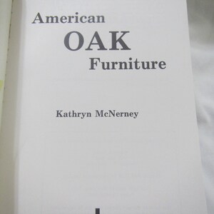 1992 Muebles de roble americano Katherine McNerney sj | Etsy