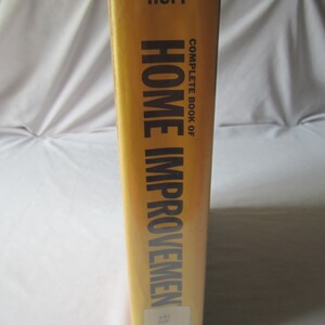 1975 ** Complete Book of Home Improvement ** Darrell and Frances Huff ** ex library book  ** sj
