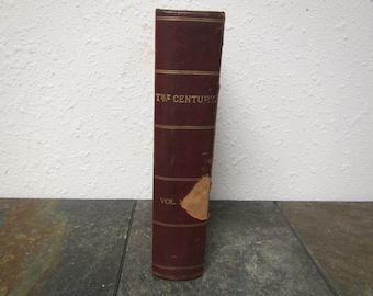 antique ** The Century Illustrated Monthly Magazine ** November 1897 to April 1898** Vol. LV ** hard Cover **sj