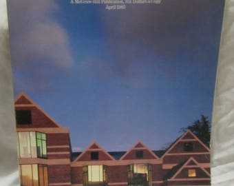 1983 ** Architecture Record April 1983 Magazine  ** sj