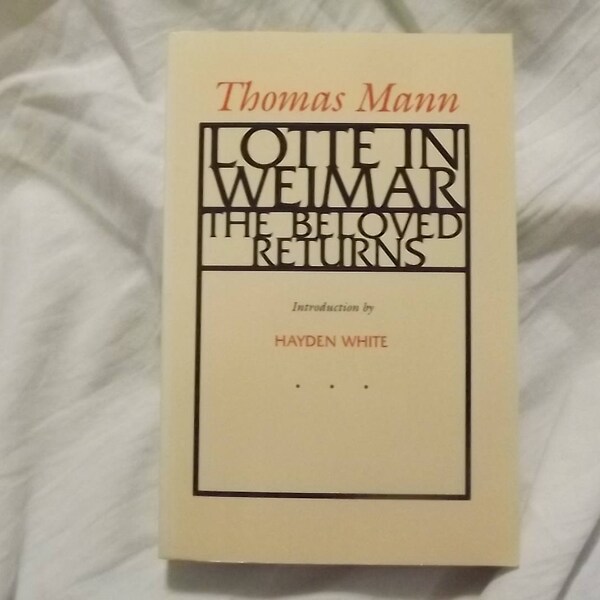 1990 ** Lotte in Weimar * The Beloved Returns ** Thomas Mann  ** sj