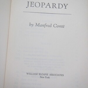 1955 ** Jeopardy ** Manfred Conte **sj
