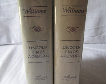 1954-56 ** Lincoln Finds a General * A Military Study of the Civil War * Vol 3 & 4 ** Kenneth P Williams ** sj