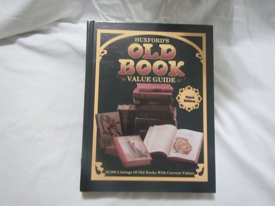 1991 Huxford Old Book Value Guide Schroeder Publisher Sj Etsy