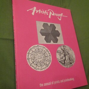 1968 ** Artists Proof * The Annual of Prints and Printmaking Vol. VIII 1968 ** Artists Proof * The Annual of Prints and Printmaking ** sj