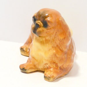 Mortens Studio Pekingese Dog Figurine, Vintage Dog, Collectible Pekingese Dog, Pekingese Lover's Gift, Dog Lover's Gift