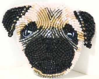 Vintage Pug Brooch Mignonne Gavigan