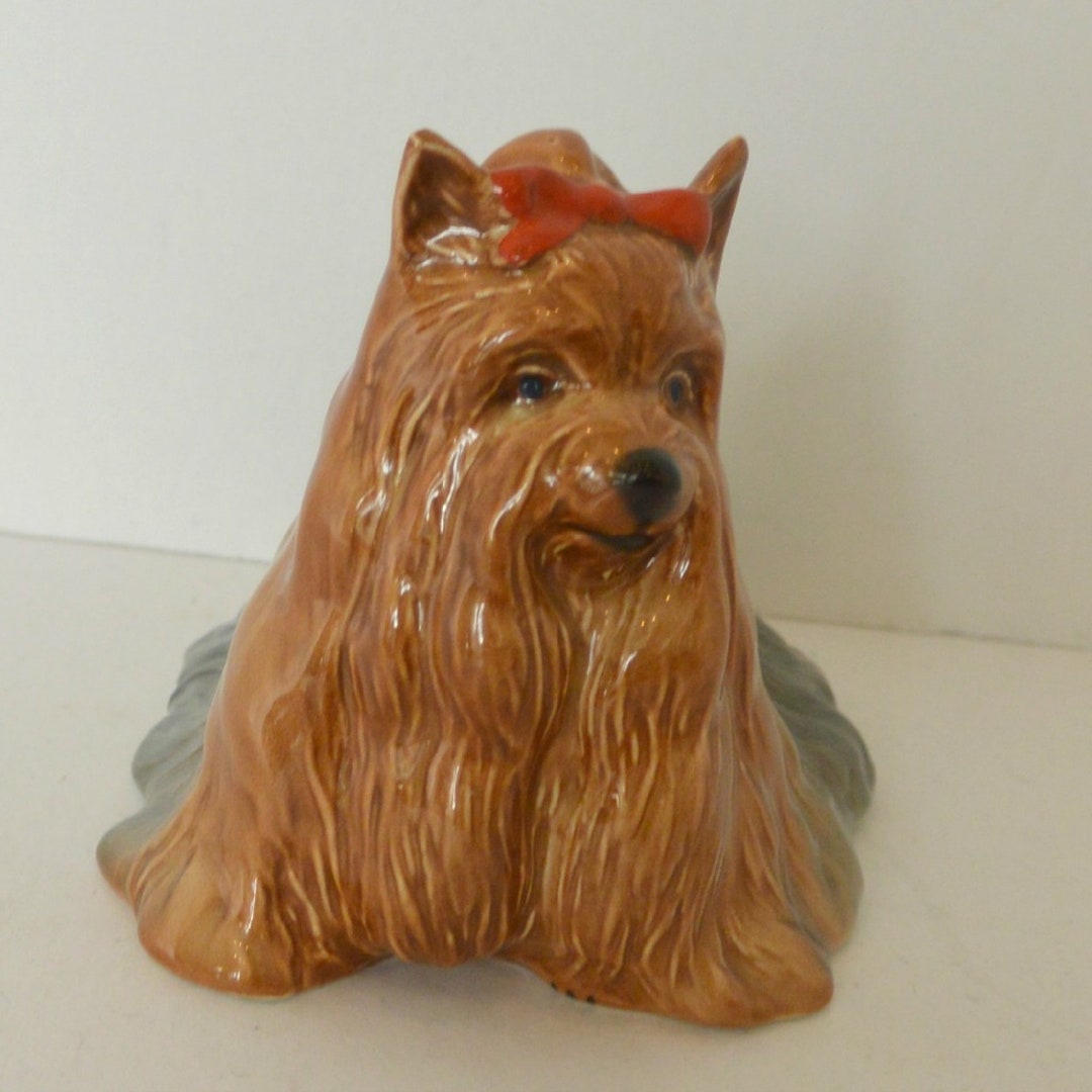 Beswick Yorkshire Terrier Figurine, Vintage Yorkshire Terrier, Porcelain Yorkie, Yorkie Lover's