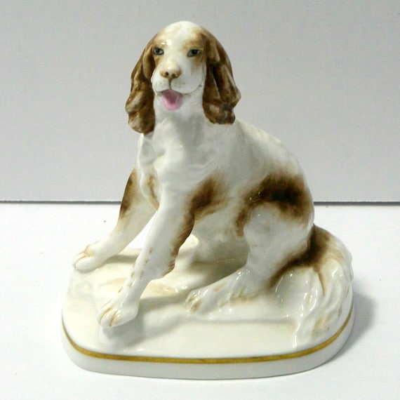 English porcelain.Royal. Vintage dog Spaniel Porcelain figurine Porcelain dog English porcelain.Royal. Vintage dog Spaniel Porcelain figurine Porcelain dog