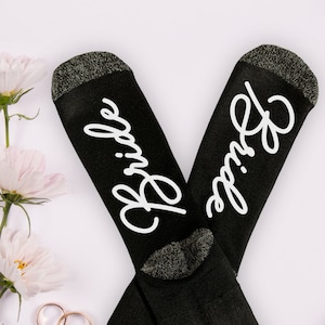 Bride Socks, Wedding Socks, Bride Gift, Unique Bridal Shower Gifts, Engagement Gifts,