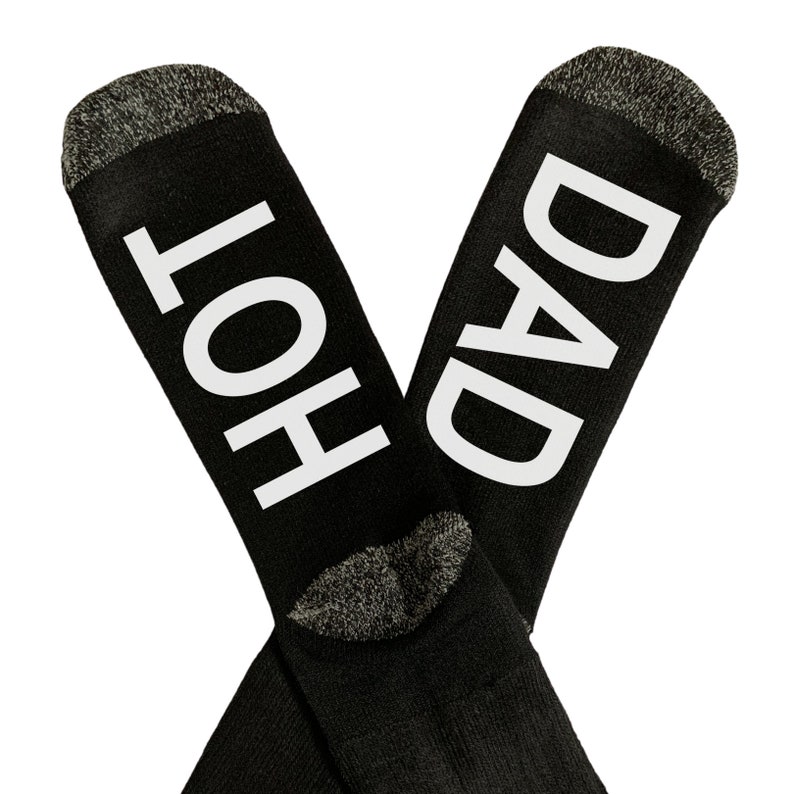 Hot Dad Socks Dad Bod Socks DILF Socks Novelty Word Etsy
