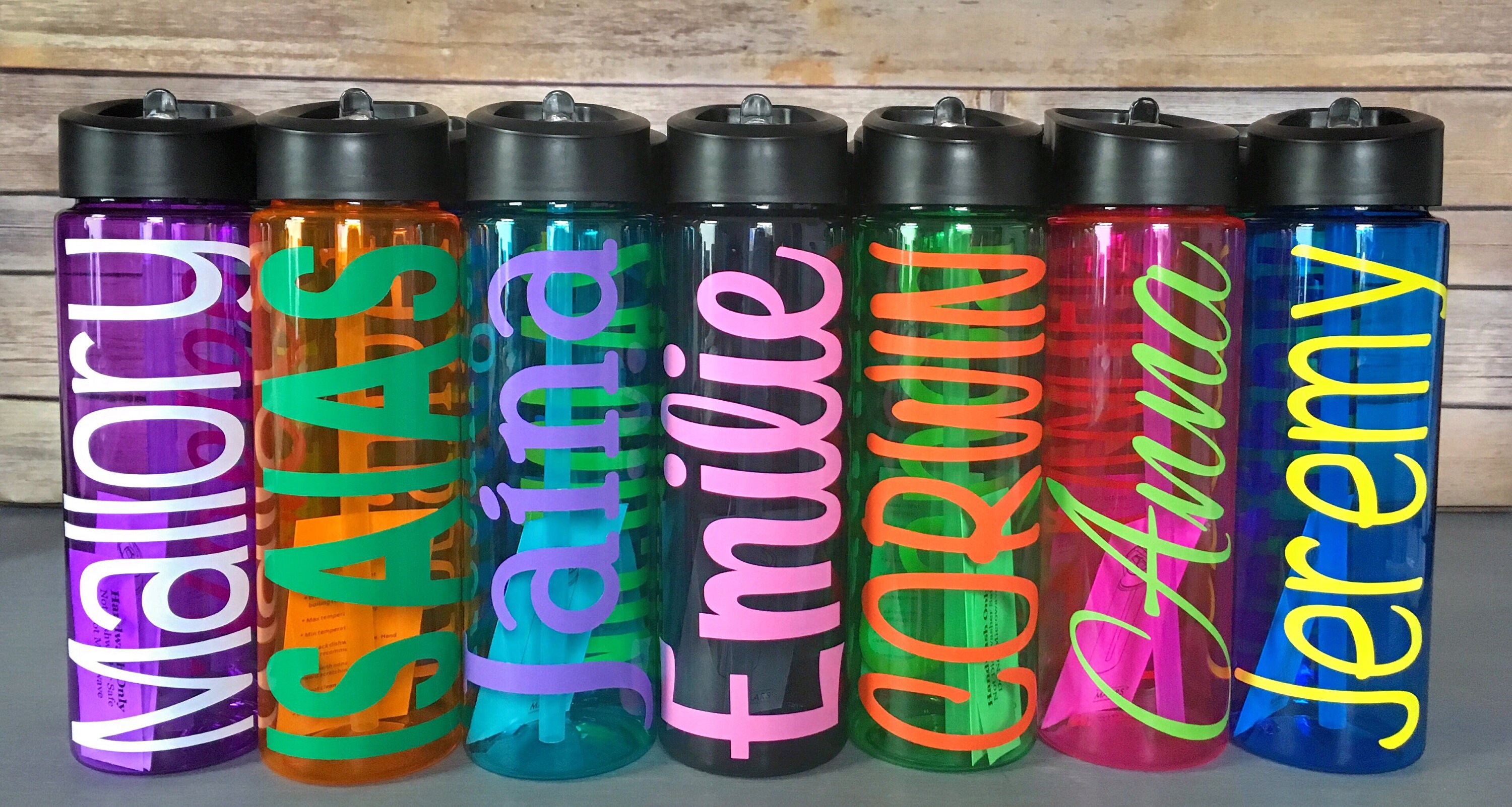Personalized Name Water Bottle Etsy